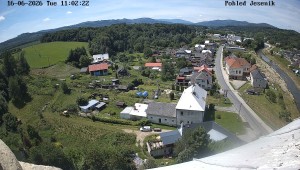 Obec Mikulovice - Pohled na Jeseniky - 16.6.2026 v 12:02 Obec Mikulovice - Pohled na Jeseniky - 16.6.2026 v 12:02