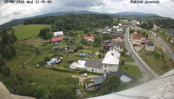View of the Jeseníky Mountains