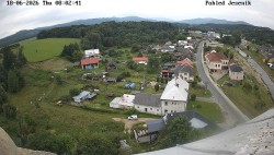 Blick auf das Jeseníky-Gebirge