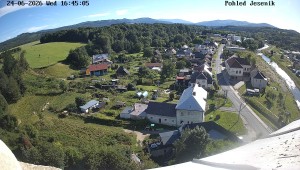 Gmina Mikulovice - Widok na Jesioniki - 24.6.2026 v 17:45 Gmina Mikulovice - Widok na Jesioniki - 24.6.2026 v 17:45