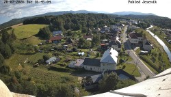 View of the Jeseníky Mountains