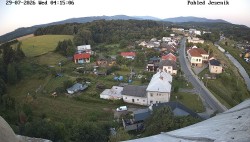 View of the Jeseníky Mountains