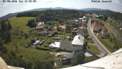 View of the Jeseníky Mountains