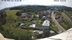 View of the Jeseníky Mountains