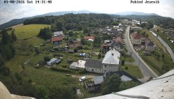 View of the Jeseníky Mountains