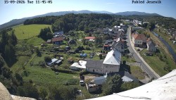 View of the Jeseníky Mountains
