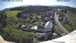 View of the Jeseníky Mountains