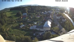 Blick auf das Jeseníky-Gebirge