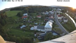 View of the Jeseníky Mountains
