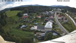 Blick auf das Jeseníky-Gebirge