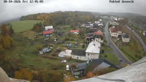 Gemeinde Mikulovice - Blick auf das Jeseníky-Gebirge - 30.10.2026 v 12:45 Gemeinde Mikulovice - Blick auf das Jeseníky-Gebirge - 30.10.2026 v 12:45