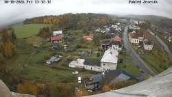 View of the Jeseníky Mountains