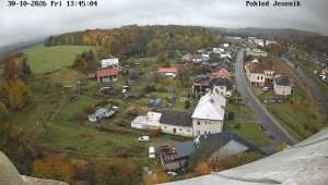 Gemeinde Mikulovice - Blick auf das Jeseníky-Gebirge - 30.10.2026 v 13:45 Gemeinde Mikulovice - Blick auf das Jeseníky-Gebirge - 30.10.2026 v 13:45