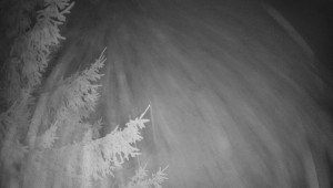 Letiště Třebíč - Pohled na východ - 7.12.2025 v 02:45 Letiště Třebíč - Pohled na východ - 7.12.2025 v 02:45