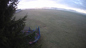 Letiště Třebíč - Pohled na východ - 7.12.2025 v 08:00 Letiště Třebíč - Pohled na východ - 7.12.2025 v 08:00