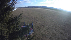 Letiště Třebíč - Pohled na východ - 29.12.2025 v 12:45 Letiště Třebíč - Pohled na východ - 29.12.2025 v 12:45