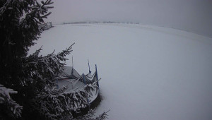 Letiště Třebíč - Pohled na východ - 30.1.2026 v 07:30 Letiště Třebíč - Pohled na východ - 30.1.2026 v 07:30