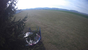 Letiště Třebíč - Pohled na východ - 25.3.2026 v 08:30 Letiště Třebíč - Pohled na východ - 25.3.2026 v 08:30