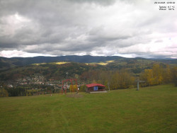 Pohled na Krkonoše