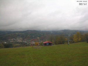 Skiareál Kamenec - Jablonec nad Jizerou - Pohled na Krkonoše - 28.10.2025 v 10:30 Skiareál Kamenec - Jablonec nad Jizerou - Pohled na Krkonoše - 28.10.2025 v 10:30