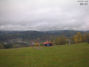 Skiareál Kamenec - Jablonec nad Jizerou - Pohled na Krkonoše - 28.10.2025 v 11:15 Skiareál Kamenec - Jablonec nad Jizerou - Pohled na Krkonoše - 28.10.2025 v 11:15