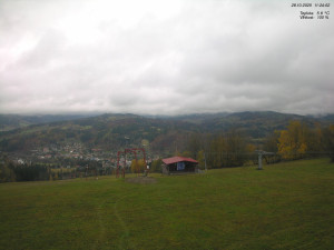 Skiareál Kamenec - Jablonec nad Jizerou - Pohled na Krkonoše - 28.10.2025 v 11:30 Skiareál Kamenec - Jablonec nad Jizerou - Pohled na Krkonoše - 28.10.2025 v 11:30