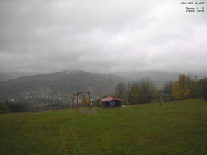Skiareál Kamenec - Jablonec nad Jizerou - Pohled na Krkonoše - 28.10.2025 v 12:45 Skiareál Kamenec - Jablonec nad Jizerou - Pohled na Krkonoše - 28.10.2025 v 12:45
