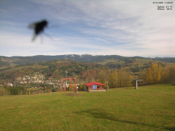 Pohled na Krkonoše