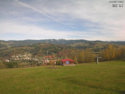 Pohled na Krkonoše