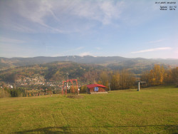 Pohled na Krkonoše