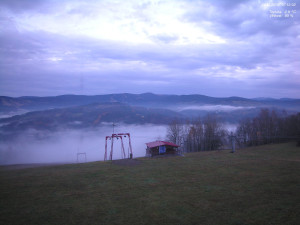 Skiareál Kamenec - Jablonec nad Jizerou - Pohled na Krkonoše - 14.11.2025 v 07:15 Skiareál Kamenec - Jablonec nad Jizerou - Pohled na Krkonoše - 14.11.2025 v 07:15
