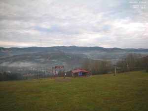 Skiareál Kamenec - Jablonec nad Jizerou - Pohled na Krkonoše - 14.11.2025 v 08:00 Skiareál Kamenec - Jablonec nad Jizerou - Pohled na Krkonoše - 14.11.2025 v 08:00