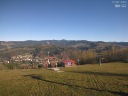 Pohled na Krkonoše