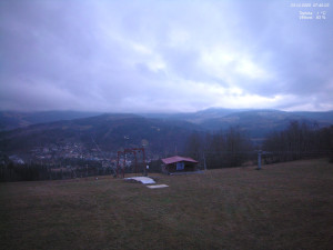 Skiareál Kamenec - Jablonec nad Jizerou - Pohled na Krkonoše - 23.12.2025 v 07:45 Skiareál Kamenec - Jablonec nad Jizerou - Pohled na Krkonoše - 23.12.2025 v 07:45