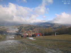 Pohled na Krkonoše