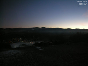 Skiareál Kamenec - Jablonec nad Jizerou - Pohled na Krkonoše - 27.12.2025 v 07:15 Skiareál Kamenec - Jablonec nad Jizerou - Pohled na Krkonoše - 27.12.2025 v 07:15