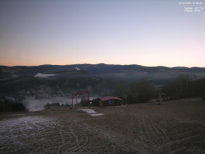 Skiareál Kamenec - Jablonec nad Jizerou - Pohled na Krkonoše - 27.12.2025 v 08:00 Skiareál Kamenec - Jablonec nad Jizerou - Pohled na Krkonoše - 27.12.2025 v 08:00