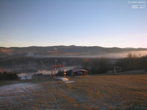 Skiareál Kamenec - Jablonec nad Jizerou - Pohled na Krkonoše - 27.12.2025 v 08:30 Skiareál Kamenec - Jablonec nad Jizerou - Pohled na Krkonoše - 27.12.2025 v 08:30