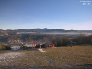 Skiareál Kamenec - Jablonec nad Jizerou - Pohled na Krkonoše - 27.12.2025 v 09:30 Skiareál Kamenec - Jablonec nad Jizerou - Pohled na Krkonoše - 27.12.2025 v 09:30
