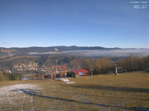 Skiareál Kamenec - Jablonec nad Jizerou - Pohled na Krkonoše - 27.12.2025 v 11:30 Skiareál Kamenec - Jablonec nad Jizerou - Pohled na Krkonoše - 27.12.2025 v 11:30