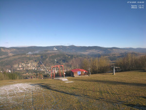 Skiareál Kamenec - Jablonec nad Jizerou - Pohled na Krkonoše - 27.12.2025 v 12:30 Skiareál Kamenec - Jablonec nad Jizerou - Pohled na Krkonoše - 27.12.2025 v 12:30