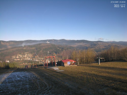 Pohled na Krkonoše