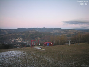 Skiareál Kamenec - Jablonec nad Jizerou - Pohled na Krkonoše - 27.12.2025 v 16:15 Skiareál Kamenec - Jablonec nad Jizerou - Pohled na Krkonoše - 27.12.2025 v 16:15