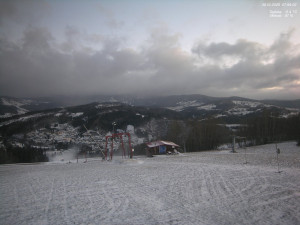 Skiareál Kamenec - Jablonec nad Jizerou - Pohled na Krkonoše - 30.12.2025 v 08:00 Skiareál Kamenec - Jablonec nad Jizerou - Pohled na Krkonoše - 30.12.2025 v 08:00