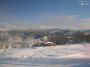 Skiareál Kamenec - Jablonec nad Jizerou - Pohled na Krkonoše - 5.1.2026 v 10:15 Skiareál Kamenec - Jablonec nad Jizerou - Pohled na Krkonoše - 5.1.2026 v 10:15