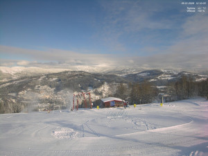 Skiareál Kamenec - Jablonec nad Jizerou - Pohled na Krkonoše - 5.1.2026 v 12:15 Skiareál Kamenec - Jablonec nad Jizerou - Pohled na Krkonoše - 5.1.2026 v 12:15