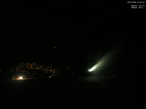 Skiareál Kamenec - Jablonec nad Jizerou - Pohled na Krkonoše - 5.1.2026 v 21:30 Skiareál Kamenec - Jablonec nad Jizerou - Pohled na Krkonoše - 5.1.2026 v 21:30