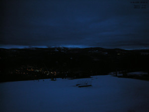 Skiareál Kamenec - Jablonec nad Jizerou - Pohled na Krkonoše - 14.2.2026 v 06:45 Skiareál Kamenec - Jablonec nad Jizerou - Pohled na Krkonoše - 14.2.2026 v 06:45