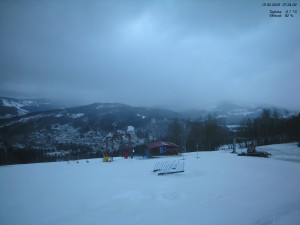 Skiareál Kamenec - Jablonec nad Jizerou - Pohled na Krkonoše - 15.2.2026 v 07:30 Skiareál Kamenec - Jablonec nad Jizerou - Pohled na Krkonoše - 15.2.2026 v 07:30