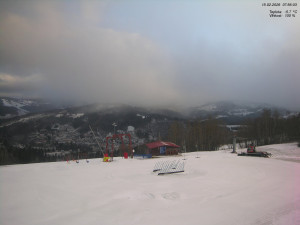 Skiareál Kamenec - Jablonec nad Jizerou - Pohled na Krkonoše - 15.2.2026 v 08:00 Skiareál Kamenec - Jablonec nad Jizerou - Pohled na Krkonoše - 15.2.2026 v 08:00